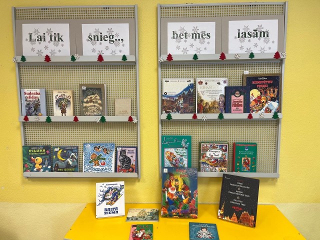 Krājuma izlase "Lai tik snieg, bet mēs lasām"